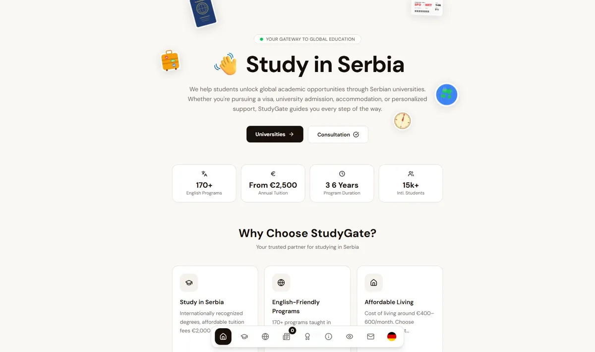 Study Gate Website